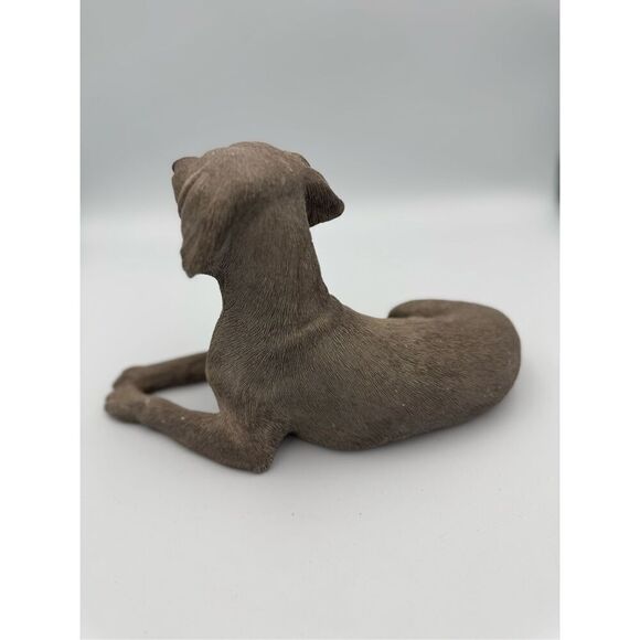 SANDICAST Sandra Brue Weimaraner Dog 10"x6" Figurine Hand Cast & Painted Statue - Picture 7 of 8